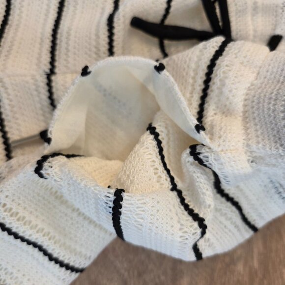 🔴 Heyson Women's Short Set White with Black Straps Half Sleeves Pockets Small - Picture 11 of 16